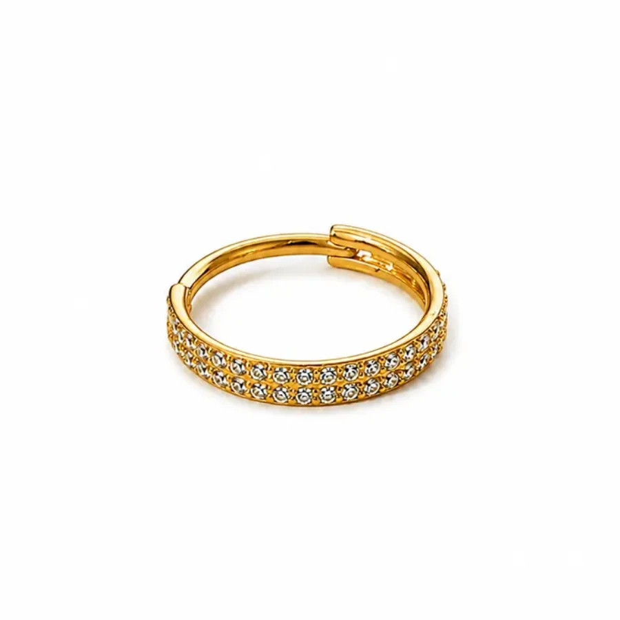 Argola clicker dupla cravejada — ADP2